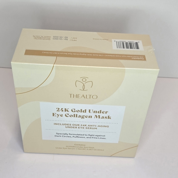 Thealto 24K Gold Under Eye Collagen Mask. NIB - Picture 11 of 11